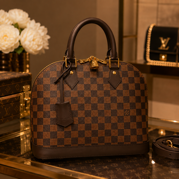 Louise Vuitton- Damier Ebene Alma