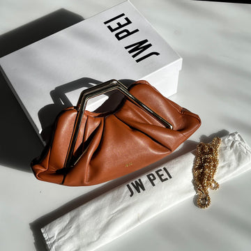 JW PEI Fiona Pleated Top-Handle Bag