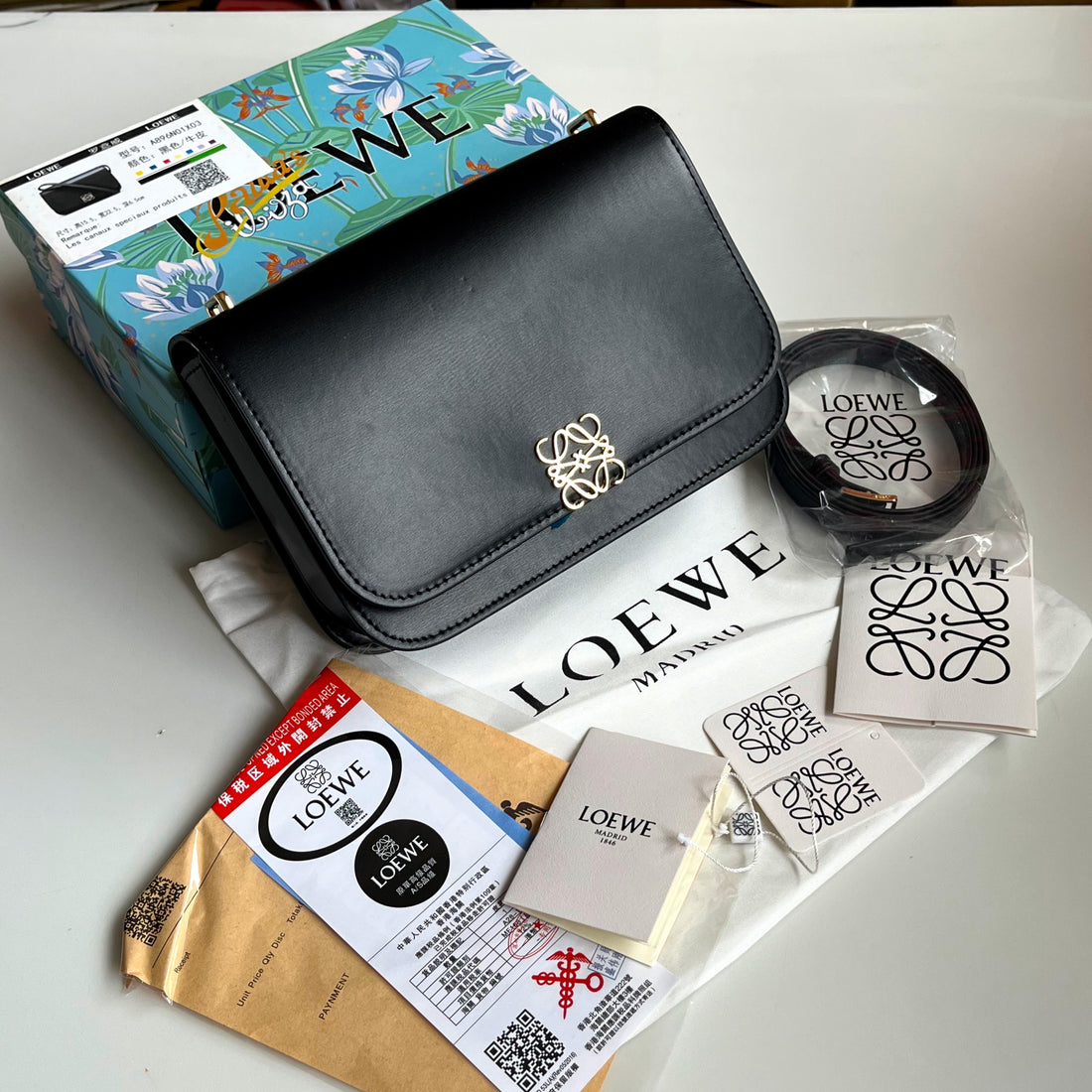 Loewe Goya Anagram Style Flap