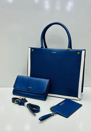 ALDO Luxe 3-Piece Structured Tote Bag Set