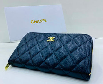 Channel Classic Zip Around Wallet