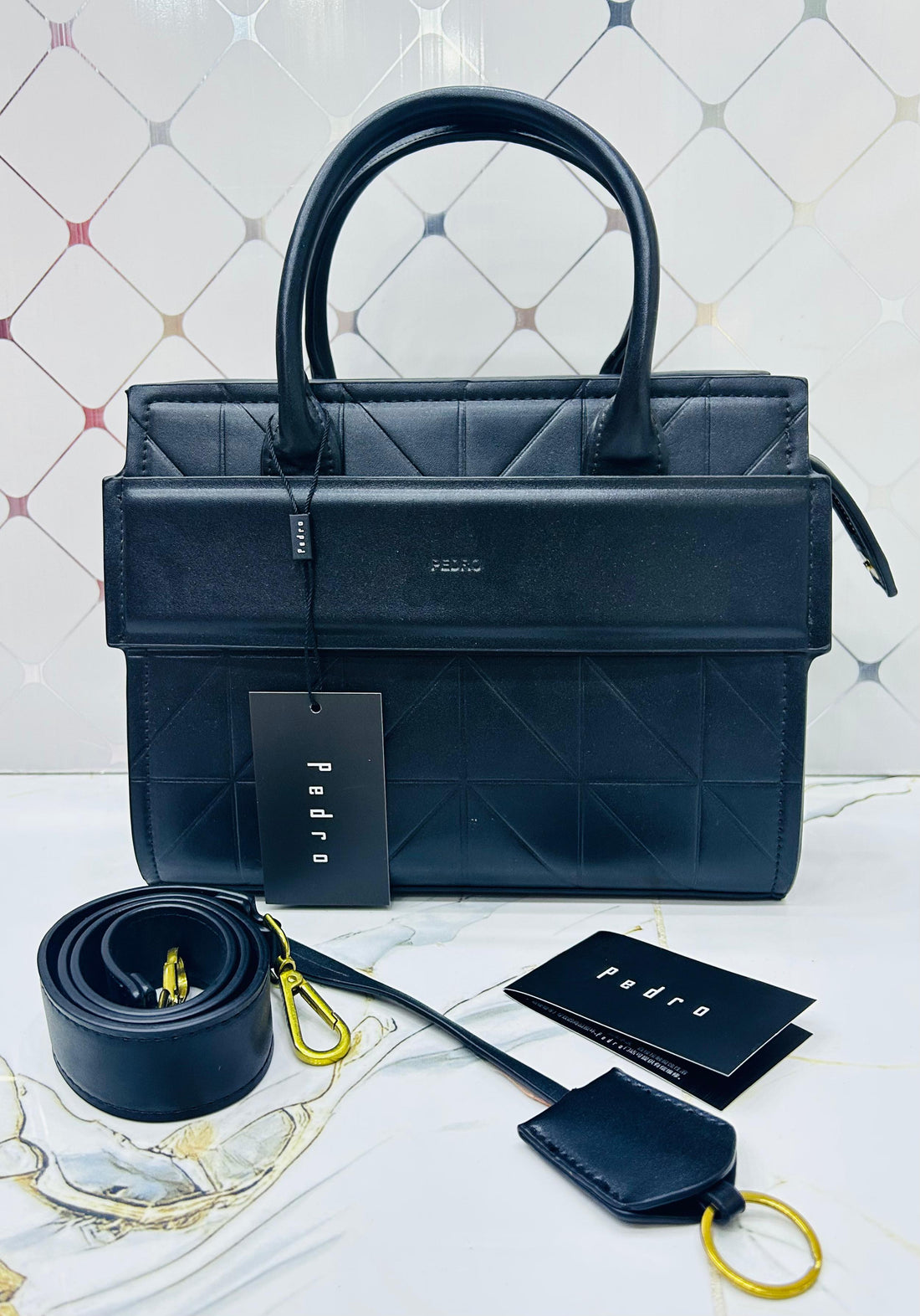 PEDRO STUDIO BELLA LEATHER HANDBAG