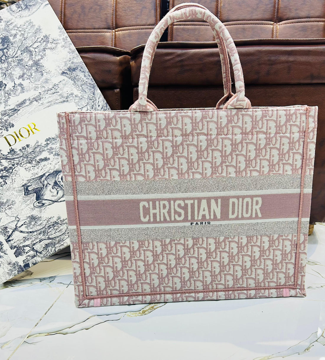 CHRISTIAN DIOR BOOK TOTE BAG