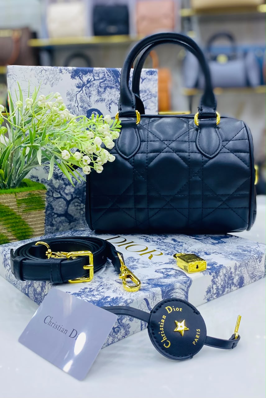 Dior Groove 20-style bowling bag