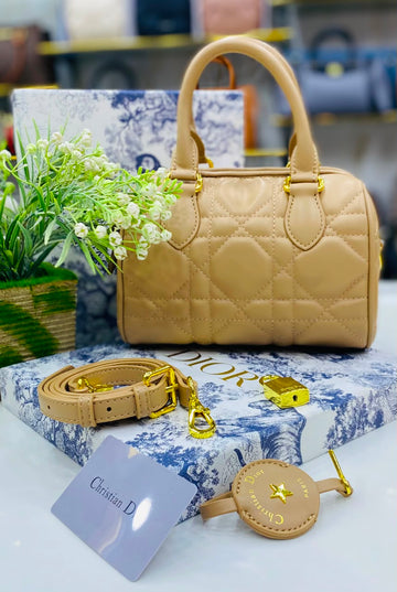 Dior Groove 20-style bowling bag