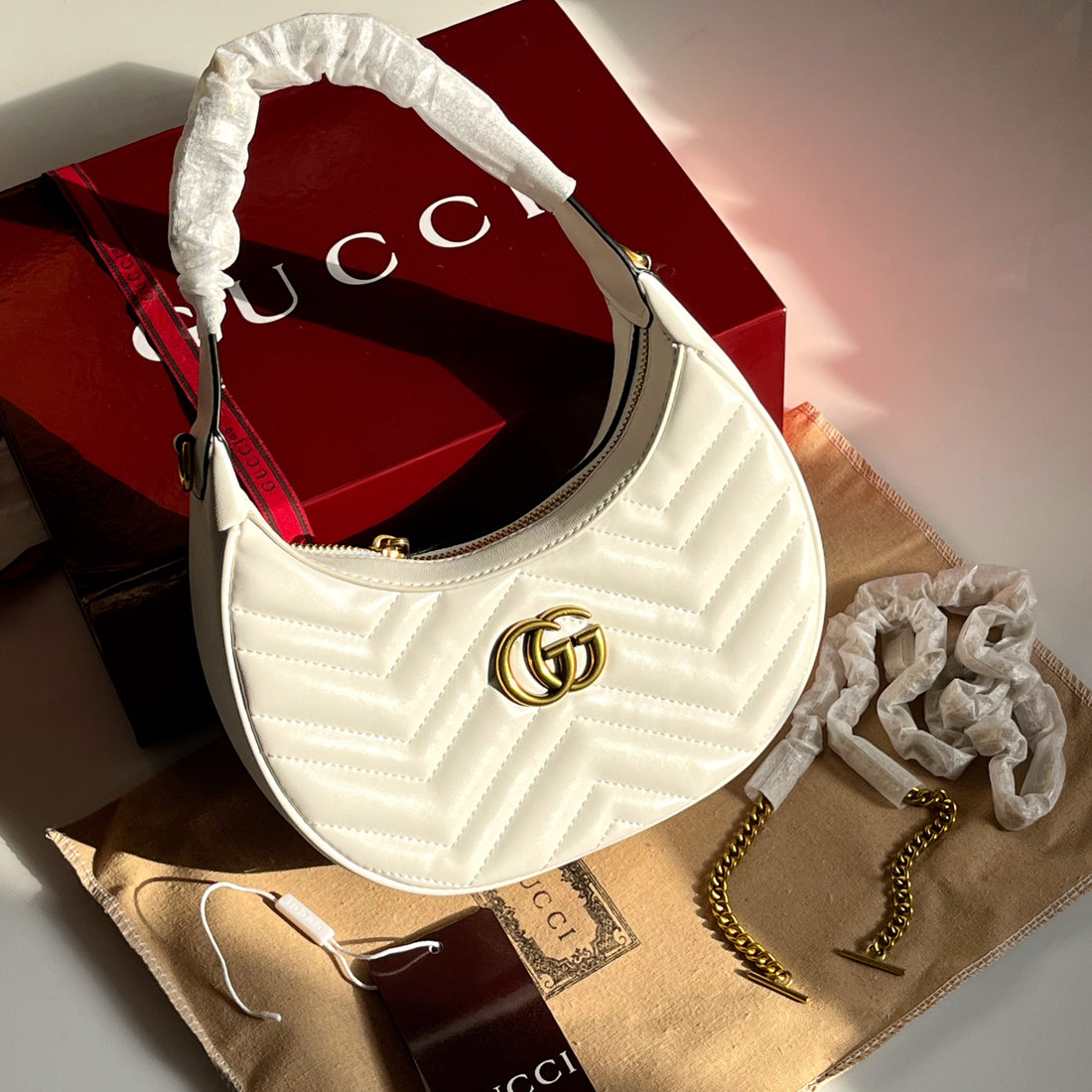 Gucci halfmoon shoulder bag